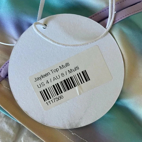 Princess Polly Jayleen crop one shoulder the dye top - Picture 7 of 11